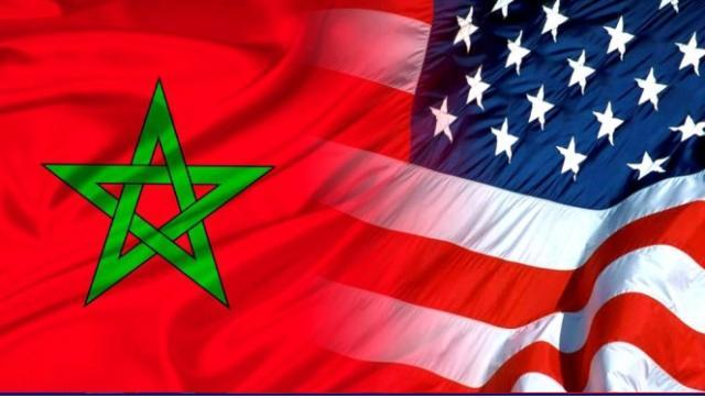 U.S. and Morocco flags. Image for illustration purpose only.