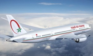 Royal Air Maroc airplane. Image from archive.