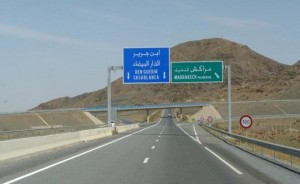 Moroccan highway.
