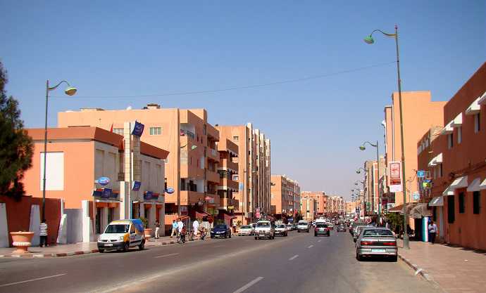 The Moroccan city of Laayoune.