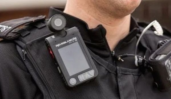 Police officer wearing a Body Camera. Image for illustration purpose only.