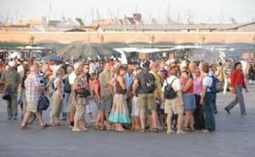 German tourists in Morocco. Image for illustration purposes only.