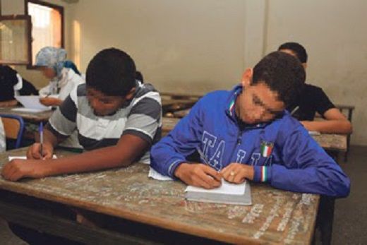 Moroccan high school students. Image for illustration purpose only.