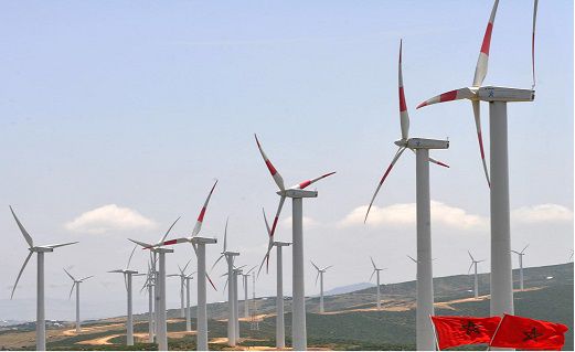 Tarfaya wind farm. Image for illustration purposes only.
