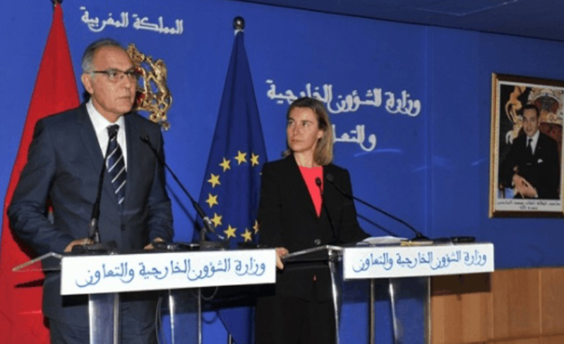 Morocco's Minister of Foreign Affairs and Cooperation, Mr. Salaheddine Mezouar last Friday in Rabat and the High Representative of the European Union for Foreign Affairs and Security Policy, Mrs. Federica Mogherini.