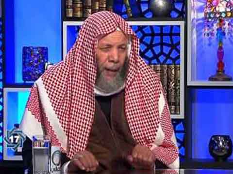 Moroccan salafi cheick Abderrahman Al-Maghraoui. Youtube screen grab.