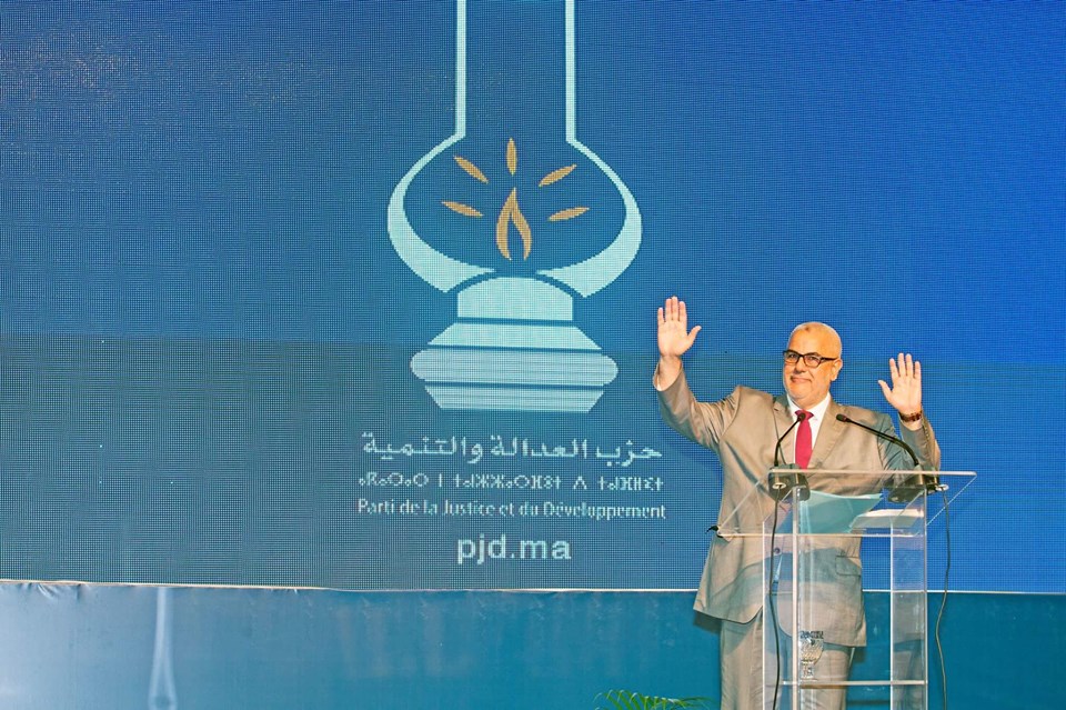 Secretary General of the PJD party, Abdellilah Benkirane.