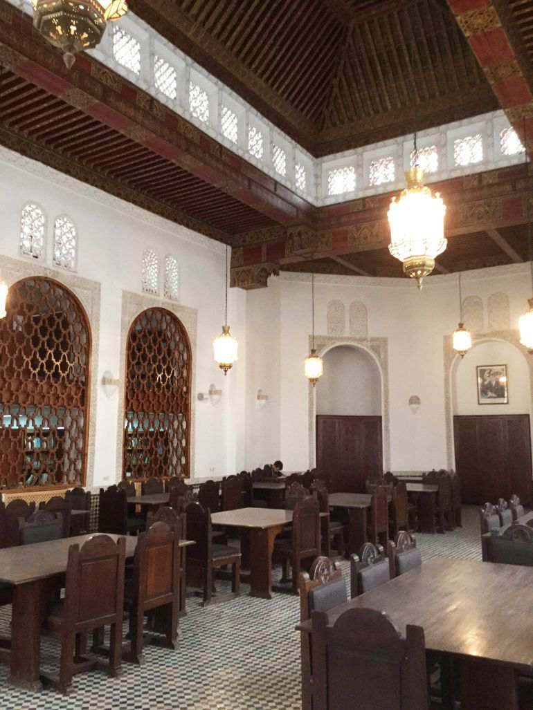 The newly restored Al Qarawiyyin library.