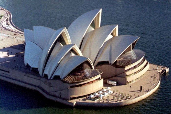 The beautiful Sydney Opera House.