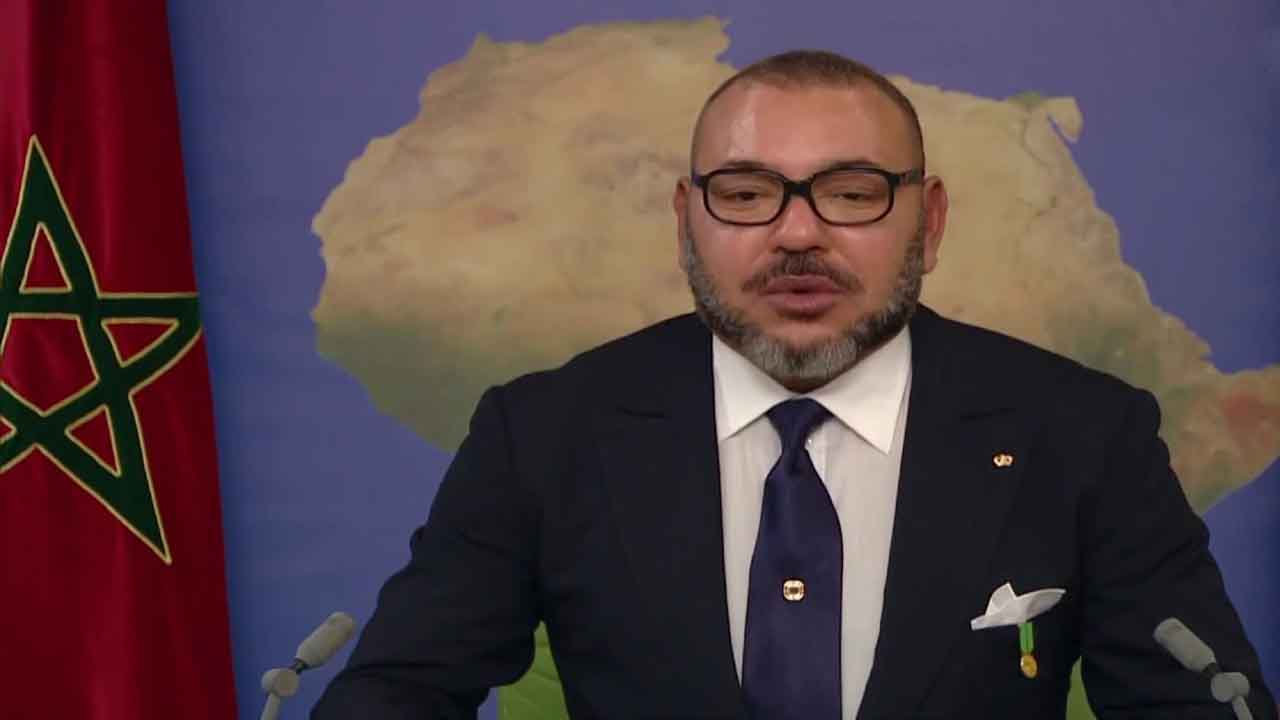 King Mohammed VI of Morocco delivering King Mohammed VI delivered, on Sunday in Dakar, a speech to the Moroccan people on the occasion of the 41st anniversary of the Green