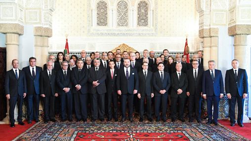 The newly appointed Moroccan government. 