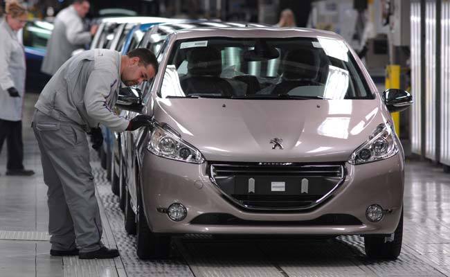 The Peugeot Citroen manufacturing plant in Kenitra, Morocco. 