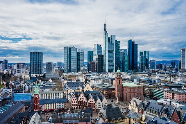 Frankfurt city, Germany. Image for illustration purposes only.